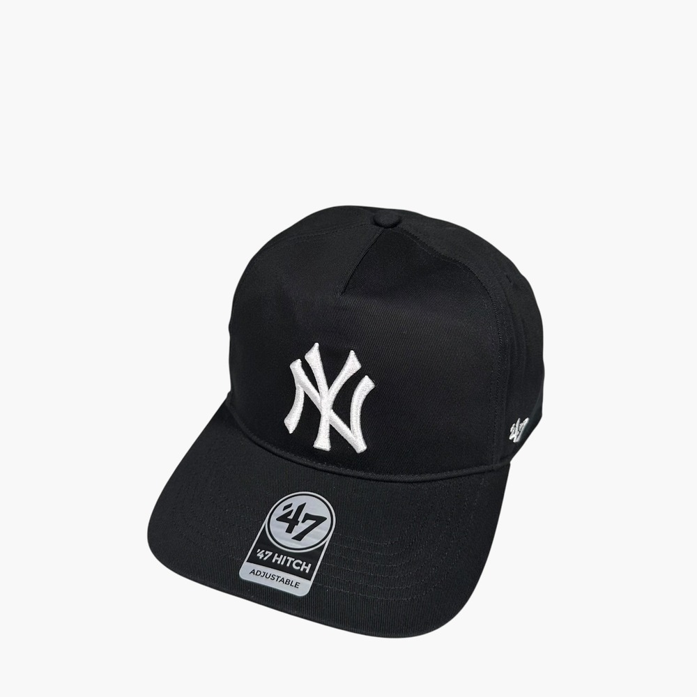 New '47 Brand New York Yankees Hat Men OSFA Black Hitch Snapback Baseball Cap